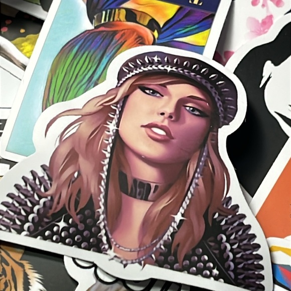 5for$10 Matte Popular Singer Taylor Swift 50 Pack Stickers Notebook Accessories - Picture 2 of 4